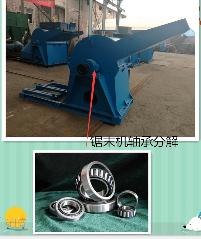 鋸末機軸承